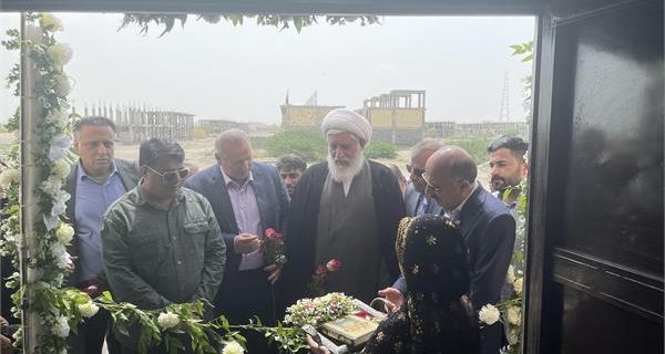 افتتاح سالن ورزشی چندمنظوره شهدای کارگر در مجموعه ورزشی و تفریحی کارگران میناب