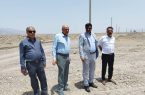 بازدید فرماندار رودان از زمین آبنما جهت اجرای پروژه نیروگاه ۱۰مگا واتی خورشیدی