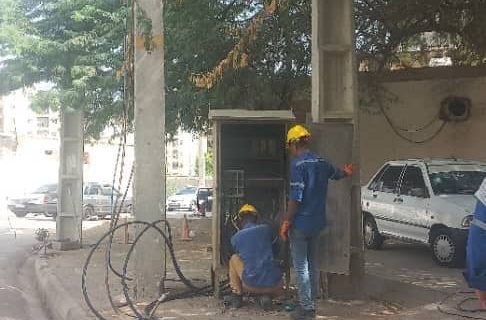 تداوم خدمات برق ناحیه یک بندرعباس در محله تپه الله اکبر بندرعباس
