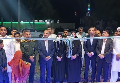 افتتاح ۴ پروژه عمرانی در لیردف شهرستان جاسک