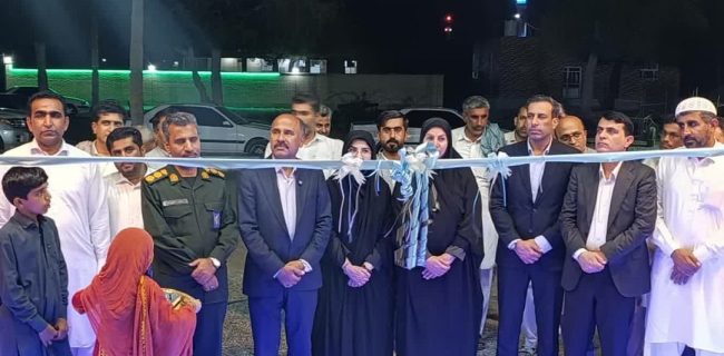افتتاح ۴ پروژه عمرانی در لیردف شهرستان جاسک