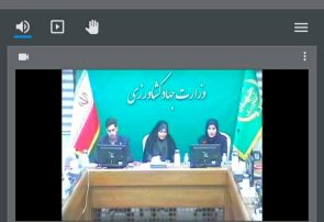 حضور وبیناری نماینده سازمان جهاد کشاورزی هرمزگان در جلسه ستاد نخبگان وزارت جهاد کشاورزی