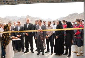 افتتاح بزرگترین کشتارگاه صنعتی طیور شرق هرمزگان با حضور معاون وزیر جهاد کشاورزی و رئیس سازمان دامپزشکی کشور