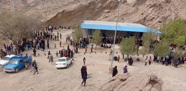 مراسم سنتی عزاداری سالروز شهادت امام رضا (ع) در روستای رضوان برگزار شد