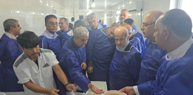 بازدید رئیس سازمان شیلات ایران از مرکز تکثیر میگوی مروارید شکیل قشم با حضور استاندار هرمزگان