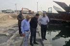بازدید مدیرکل شیلات هرمزگان از روند بهسازی اسکله بندر صیادی جوادالائمه شهرستان پارسیان