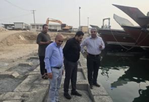 بازدید مدیرکل شیلات هرمزگان از روند بهسازی اسکله بندر صیادی جوادالائمه شهرستان پارسیان