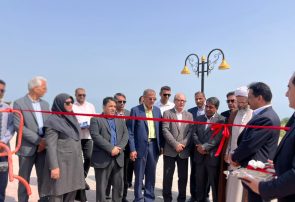 پارک خطی لاله قشم با حضور مسئولان استانی و شهرستانی به بهره‌برداری رسید