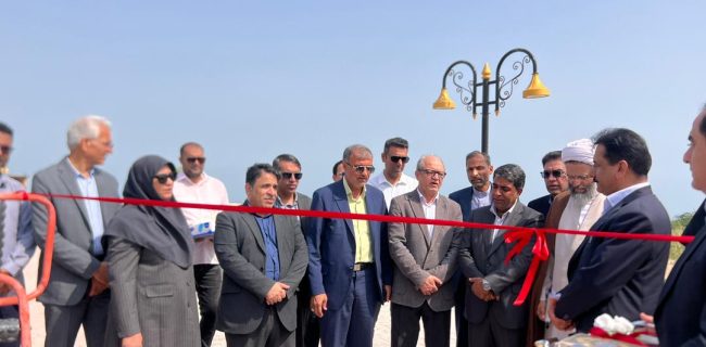 پارک خطی لاله قشم با حضور مسئولان استانی و شهرستانی به بهره‌برداری رسید