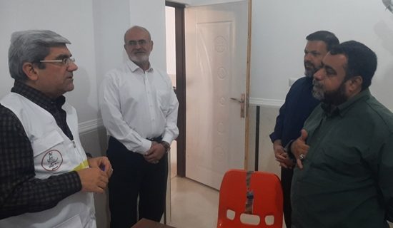 تقدیر فرمانده سپاه و رئیس بیمارستان جیجیان از خدمات درمانی در روستای گوری