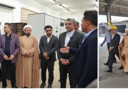بازدید شهردار و رئیس شورای اسلامی شهر بندرعباس از شرکت آلومینیوم المهدی هرمزگان‌