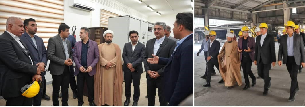 بازدید شهردار و رئیس شورای اسلامی شهر بندرعباس از شرکت آلومینیوم المهدی هرمزگان‌