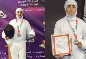  شمشیرباز هرمزگانی برای اولین بارمدال برنز قهرمانی نونهالان کشور را کسب کرد                           