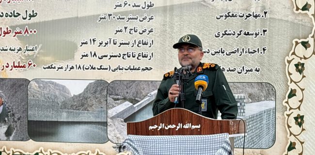  سردار سلیمانی: ملت ایران با ایمان خود مسیر پیشرفت را ادامه می‌دهد