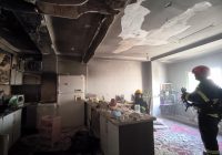 حریق واحد مسکونی در کوی فرهنگیان