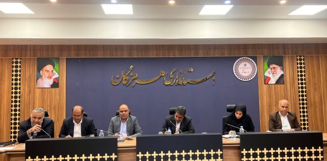 نخستین جلسه کارگروه تأمین پایدار انرژی استان هرمزگان برگزار شد