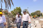 بازدید معاون عمرانی استانداری هرمزگان از پروژه بیمارستان ۲۶۴ تخت‌خوابی ستاره خلیج فارس