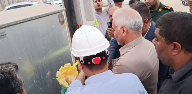 در سفر مدیر عامل برق هرمزگان به شهرستان بستک و افتتاح طرح های عمرانی