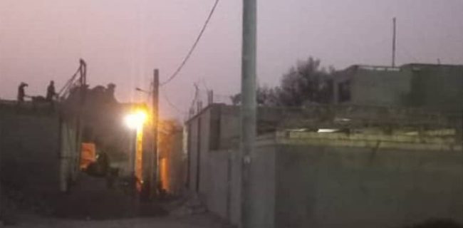 اصلاح شبکه برق فشار ضعیف در روستای جمال احمد بندرعباس