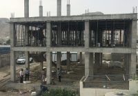 بازدید معاون توسعه و مدیریت منابع اداره کل دامپزشکی هرمزگان از روند ساخت پروژه ساختمان اداره دامپزشکی قشم