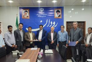 برگزاری مراسم تودیع و معارفه رئیس راهداری و حمل‌ و نقل جاده‌ای شهرستان رودان