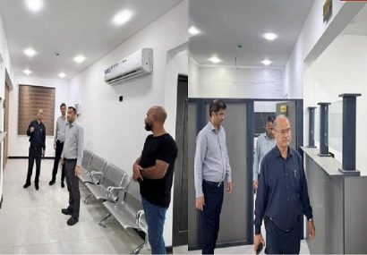 بازدید از پایانه اختصاصی شرکت حمل‌ونقل در منطقه ویژه اقتصادی خلیج فارس و تاکید بر ارتقای خدمات به رانندگان