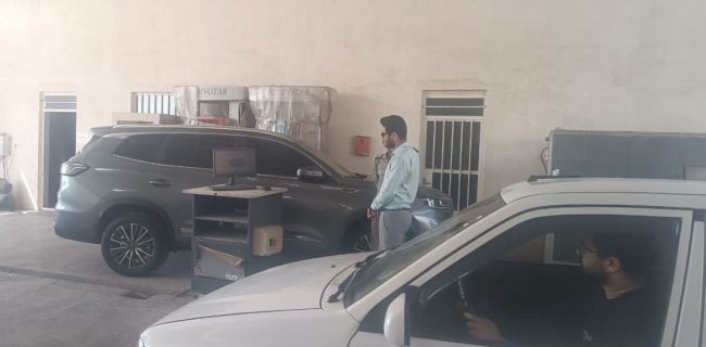 بازدید از مراکز معاینه فنی خودروهای سبک شهرستان رودان