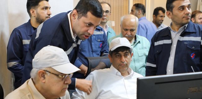 بازدید استاندار هرمزگان از شرکت صبا فولاد خلیج فارس