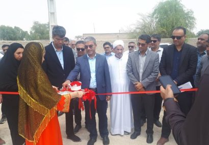 بهره برداری از هنرستان ۶ کلاسه رویین تن در شهرستان بندرخمیر