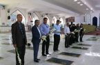 گرامیداشت هفته دفاع مقدس با حضور مدیرکل و کارکنان کتابخانه های عمومی هرمزگان در گلزار شهدای بندرعباس