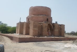 اتمام فاز نخست عملیات مرمت گنبد سرخ بندرعباس
