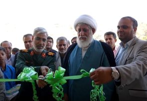 دبستان شهدای خدمت در روستای «درشهر»سندرک به بهره برداری رسید