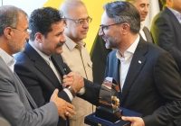 تجلیل از شرکت فولاد کاوه جنوب کیش به عنوان واحد نمونه صنعتی استان هرمزگان