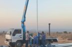 تامین آب شرب پایدار ۸ روستای حاجی آباد با حفر یک حلقه چاه جدید