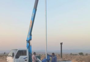 تامین آب شرب پایدار ۸ روستای حاجی آباد با حفر یک حلقه چاه جدید