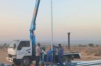 تامین آب شرب پایدار ۸ روستای حاجی آباد با حفر یک حلقه چاه جدید
