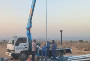 تامین آب شرب پایدار ۸ روستای حاجی آباد با حفر یک حلقه چاه جدید