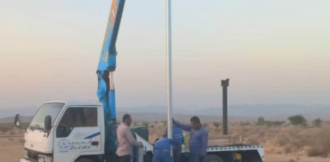 تامین آب شرب پایدار ۸ روستای حاجی آباد با حفر یک حلقه چاه جدید
