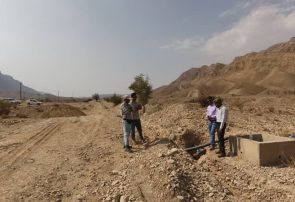 فاز نهایی خط انتقال جدید آب شرب روستای سیاهک حاجی‌آباد به طول ۴ کیلومتر در حال اجراست