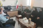 دیدار رئیس اداره بهزیستی با فرمانده سپاه شهرستان بستک