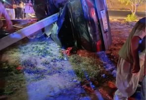 برخورد شدید خودروی پژو ۴۰۵ در بلوار شهید رجایی/ یک نفر فوتی و چهار مصدوم