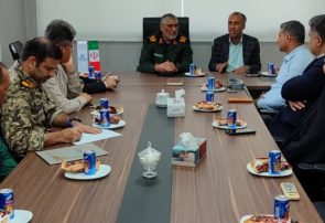 دیدار فرمانده منطقه یکم نیروی دریایی سپاه با مدیرکل ورزش وجوانان هرمزگان