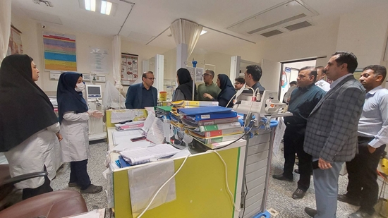 بازدید معاون توسعه دانشگاه علوم پزشکی از بیمارستان جاسک و بررسی روند اجرای پروژه MRI بازدید معاون توسعه دانشگاه علوم پزشکی از بیمارستان جاسک و بررسی روند اجرای پروژه MRI
