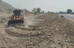 اقدامات راهداری در محور پارسیان – بندرلنگه با هدف ارتقای ایمنی تردد