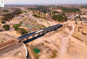 پیشرفت ۹۵ درصدی پروژه پل ماشنگی – زیارتعلی در محور رودان – حاجی‌آباد