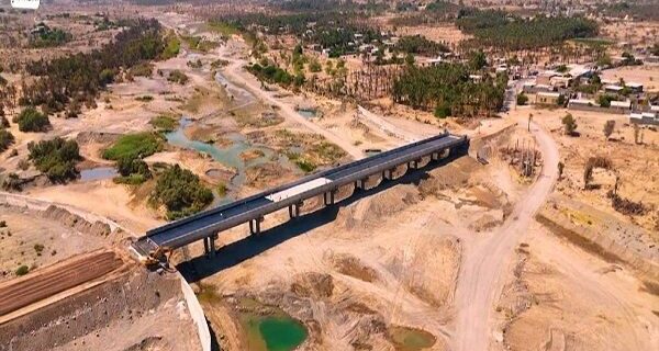 پیشرفت ۹۵ درصدی پروژه پل ماشنگی – زیارتعلی در محور رودان – حاجی‌آباد
