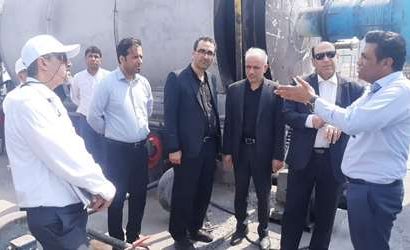 بازدید بازرس کل قضایی استان از واحدهای تولیدی شهرک صنعتی خلیج فارس