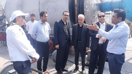بازدید بازرس کل قضایی استان از واحدهای تولیدی شهرک صنعتی خلیج فارس