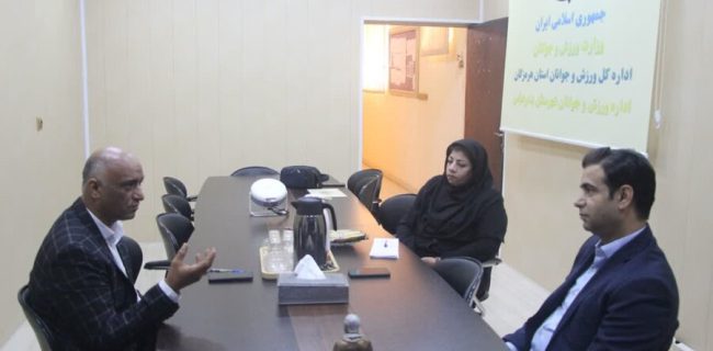 دیدار سرپرست بهزیستی بندرعباس با رئیس اداره ورزش و جوانان شهرستان