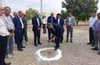 آئین کلنگ زنی سالن ورزشی دانش آموزی روستای چاه اسماعیل